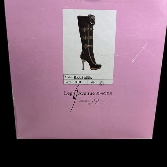 Leg Avenue Shoes - Leg Avenue Black Elegant Heeled Boots